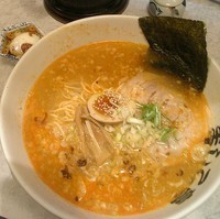 「濃旨えびだしらーめん(塩)+ニン玉」@東京とんこつ ましこ亭の写真