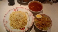 「冷やし味噌+吉祥セット」@蒙古タンメン 中本 吉祥寺店の写真