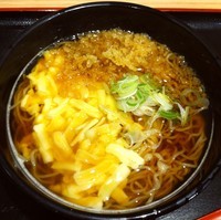 「チーズそば（￥360）＋ラそば変更券（￥50）」@よもだそば 銀座店の写真