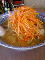 「ねぎ味噌チャーシュー」@くるまやラーメン 新鹿沼駅前店の写真