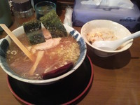 「ランチセット（中華そば＋半チャーハン＋お新香）７８０円」@麺家 匠の写真