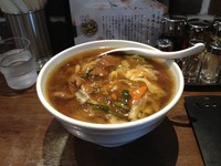 「スタミナラーメンHOTレバー多め」@スタミナラーメン 馬しゃ屋の写真