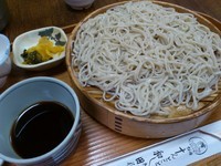 「もりそば＆ミニ天丼セット\1000」@手打ちそば 十和田の写真