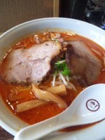 「海老茶色の味噌チャーシュー」@らーめん一会の写真