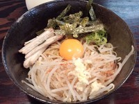 「【期間限定】まぜそば」@博多らーめん ばたやんの写真