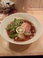 「鴨そば（手もみ麺）」@紫 くろ㐂の写真