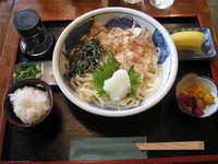 「生醤油うどん：630円」@讃岐手打ちうどん もみの木の写真