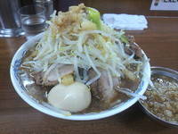 「豚増しラーメン（ヤサイ・ニンニク・アブラ）＋味玉」@ラーメンの店 どでん 北浦和店の写真