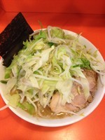 「ラーメン（野菜）＋節＋レン草＋のり 880円」@ちばからの写真