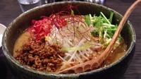 「胡麻みそ担々麺(11月限定)＋半ライス」@ど・みそ 町田店の写真