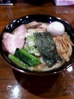 「特製濃厚魚介そば（大盛）」@麺 一直の写真