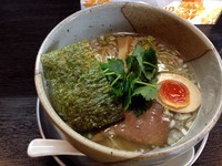 「ゆずそば・細麺・塩（７８０円）」@麺屋 番の写真