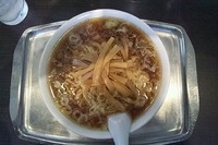 「らーめん＋中盛り＋麺硬め＋からめ＋メンマ大盛り（クーポン）」@ラーメン専門の店 大勝の写真