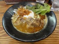 「とろ肉カレーらぁ麺」@まんねん 千里丘店の写真