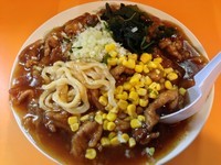 「焼肉冷し640円」@中華 大進の写真