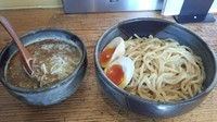 「つけ麺（中盛り）+味玉サービス　750円」@麺道つけ麺 釜照の写真
