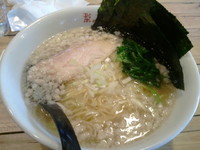 「背脂、魚介の塩ラーメン￥700」@梨の花の写真