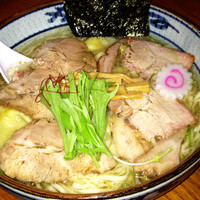 「チャーシューワンタン麺（塩）¥980＋大盛¥20」@手打ち中華そば 凌駕の写真