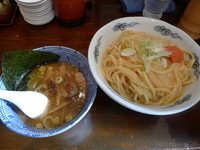 「つけ麺390ｇ（中盛）　明太子釜玉麺　810円」@つけ麺 紅葉の写真