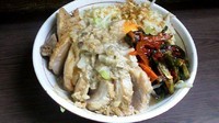 「汁なし 少豚ダブル 全マシ」@ラーメン二郎 横浜関内店の写真