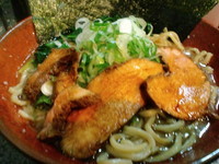 「らーめん　650円」@熟成鶏醤油らーめん 上弦の月の写真