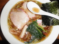 「手打ち中華そば　「650円」」@白河手打中華 賀乃屋の写真