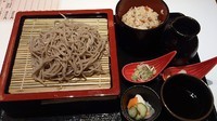 「ざる蕎麦（炊き込みご飯付き）_700円」@よってがんしょ 銀座店の写真