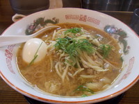 「味噌ラーメン+味付け玉子」@地鶏ラーメン 自給屋の写真