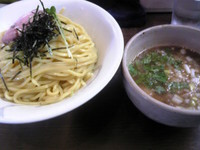 「濃厚豚骨魚介つけ麺（柚子)＋中盛り50円」@麺処那奈の写真
