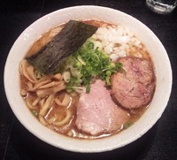 「濃厚中華そば(中盛)：800円」@BASSO ドリルマンの写真