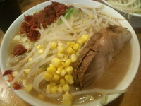 「AB郎(味噌ver) ヤサイ少なめ ニンニク少し」@ラーメン二郎 八王子野猿街道店2の写真