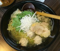 「鶏三昧塩らー麺+ミニカレー丼」@厚木本丸亭の写真
