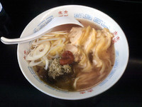 「限定　ほんのり梅塩らーめん(700円)」@潮中華 KAZEの写真