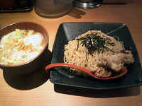 「特製淡麗弱火炊きつけ麺(1000円)」@鶏と魚だしのつけめん哲 溝の口店の写真