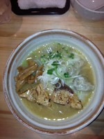 「鰤ラーメン塩＋海老ワンタン」@めんや 正明の写真