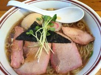 「らーめん/味玉（650円/100円）」@白河手打ち中華 孫市の写真