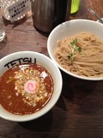 「辛つけめん」@つけめんTETSU 壱の木戸 水戸店の写真