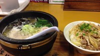 「壱番しじみ岩塩ら～めん＋ねぎチャーシュウ丼」@屋台らーめん壱番の写真