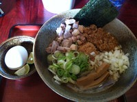 「まぜそば」@食処 渓の写真