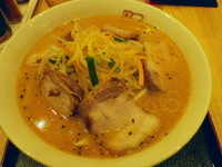 「焦がしごまみそラーメン」@喜多方ラーメン 坂内 石川町店の写真