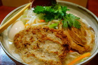 「おかじらーめん（中盛無料）＋野菜」@麺処 おかじの写真