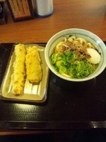 「肉玉うどん（並）」@香の川製麺 堺福田店の写真