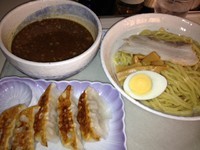 「もりそば＆小ライス＆餃子」@優勝軒 錦店の写真