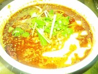 「辛口マーラー刀削麺７００円」@中国料理 刀削麺 鐘楼 水道橋東口店の写真