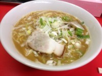 「ラーメン（中盛　1.5玉）　５００円」@らーめん なか房の写真