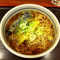 「なす天（みょうが添え）（￥380）」@吉そば 代々木駅前店の写真