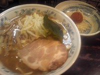 「小ラーメン＋辛味　650+150円」@つけ麺処 大勝彦の写真