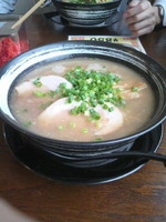 「Ｗスープラーメン　７００円」@浪速とんこつ 虎豚の写真