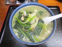 「ほうれん草らーめん」@一圓 三鷹北口店の写真