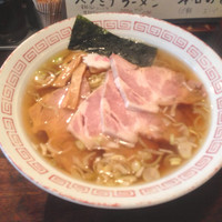 「チャーシュー麺セット（半炒飯）」@久慈清商店の写真